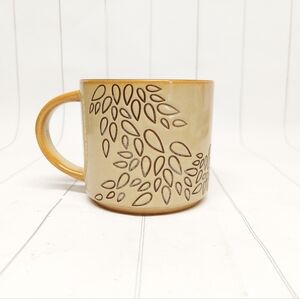 Starbucks 2013 embossed leaf mug 14oz